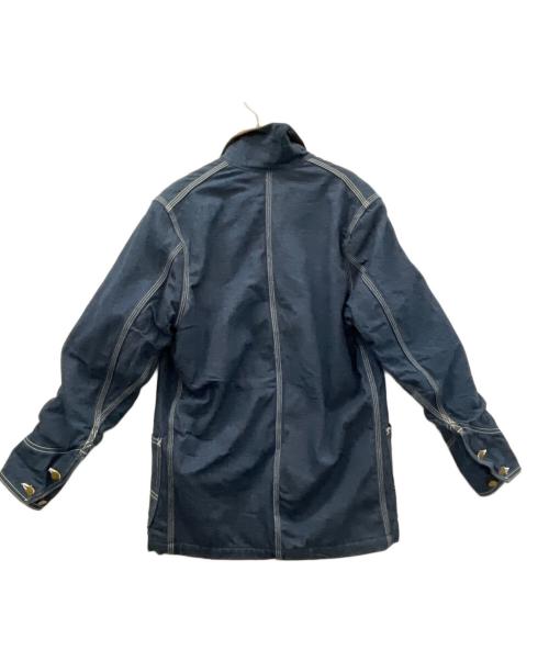 LEE（リー）LEE (リー) カバーオール ネイビー×ブラウン サイズ:36の古着・服飾アイテム