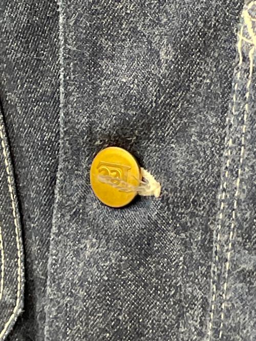 LEE（リー）LEE (リー) カバーオール ネイビー×ブラウン サイズ:36の古着・服飾アイテム