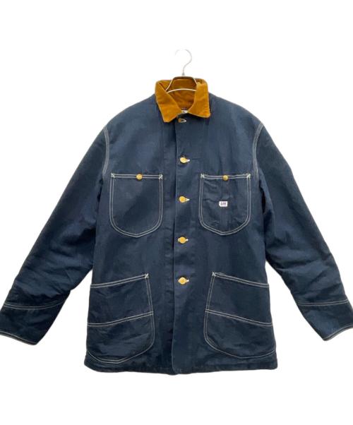 LEE（リー）LEE (リー) カバーオール ネイビー×ブラウン サイズ:40の古着・服飾アイテム