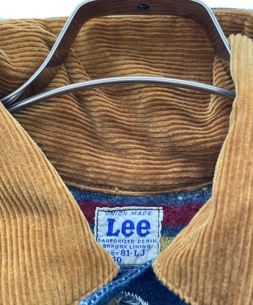 LEE（リー）LEE (リー) カバーオール ネイビー×ブラウン サイズ:40の古着・服飾アイテム