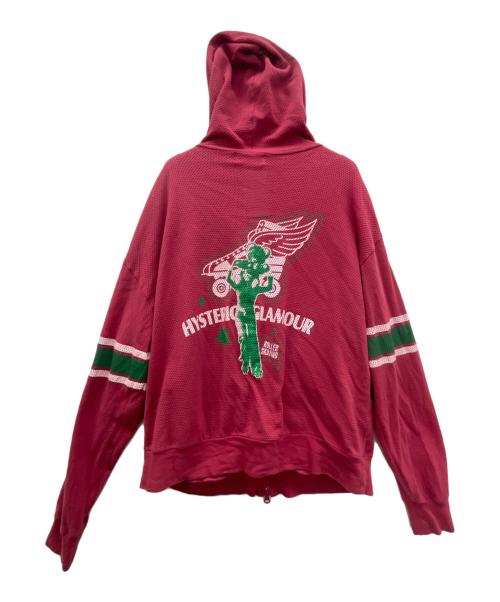 Hysteric Glamour（ヒステリックグラマー）Hysteric Glamour (ヒステリックグラマー) ジップパーカー ショッキングピンク サイズ:FREEの古着・服飾アイテム