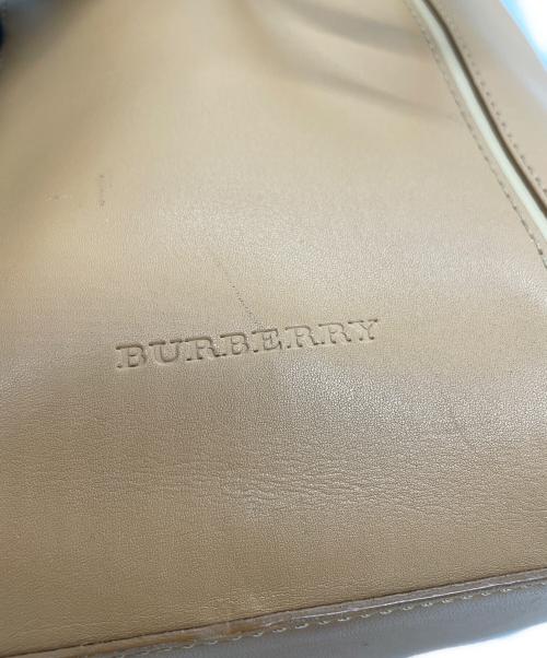 BURBERRY（バーバリー）BURBERRY (バーバリー) レザートートバッグ ブラウンの古着・服飾アイテム