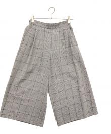 tricot COMME des GARCONS（トリココムデギャルソン）の古着「イージーワイドパンツ」｜ブラック×ホワイト