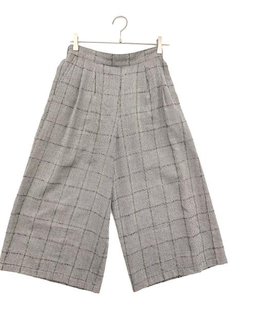 tricot COMME des GARCONS（トリココムデギャルソン）tricot COMME des GARCONS (トリココムデギャルソン) イージーワイドパンツ ブラック×ホワイト サイズ:Sの古着・服飾アイテム