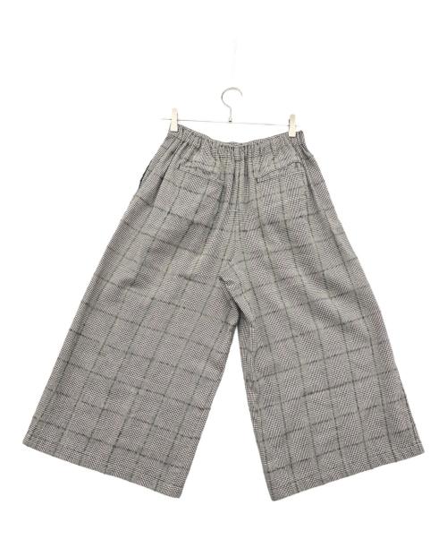 tricot COMME des GARCONS（トリココムデギャルソン）tricot COMME des GARCONS (トリココムデギャルソン) イージーワイドパンツ ブラック×ホワイト サイズ:Sの古着・服飾アイテム