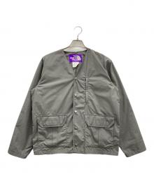 THE NORTHFACE PURPLELABEL（ザ・ノースフェイス パープルレーベル）の古着「Midweight 65/35 Hopper Field Cardigan」｜グレー