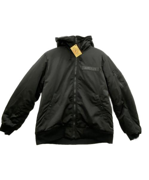 AVIREX（アヴィレックス）AVIREX (アヴィレックス) 中綿ジャケット ブラック サイズ:XLの古着・服飾アイテム