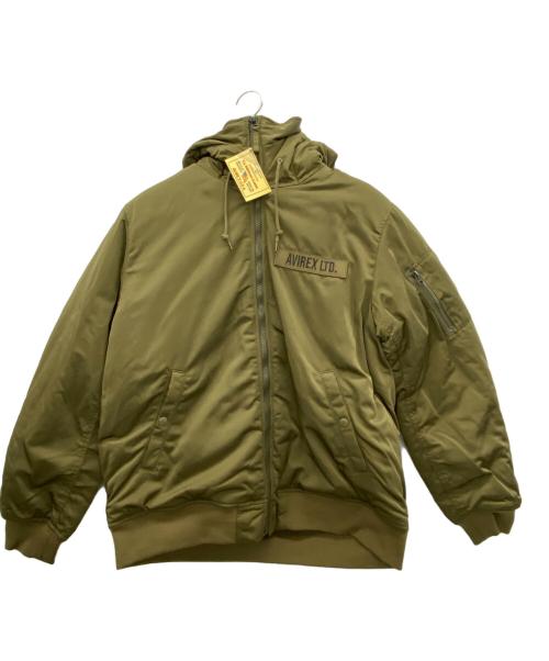 AVIREX（アヴィレックス）AVIREX (アヴィレックス) 中綿ジャケット オリーブ サイズ:XL 未使用品の古着・服飾アイテム