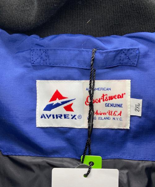 AVIREX（アヴィレックス）AVIREX (アヴィレックス) 中綿ジャケット ブルー サイズ:2XL 未使用品の古着・服飾アイテム