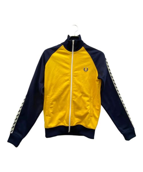 FRED PERRY（フレッドペリー）FRED PERRY (フレッドペリー) トラックジャケット イエロー×ネイビー サイズ:Sの古着・服飾アイテム