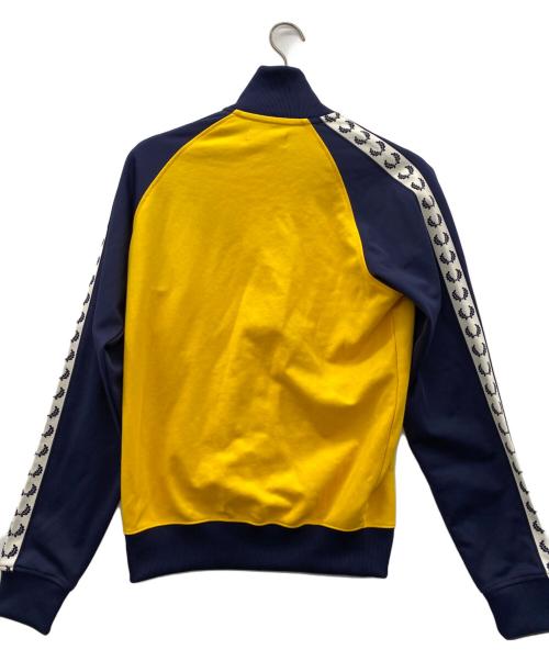 FRED PERRY（フレッドペリー）FRED PERRY (フレッドペリー) トラックジャケット イエロー×ネイビー サイズ:Sの古着・服飾アイテム