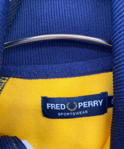 FRED PERRY（フレッドペリー）FRED PERRY (フレッドペリー) トラックジャケット イエロー×ネイビー サイズ:Sの古着・服飾アイテム