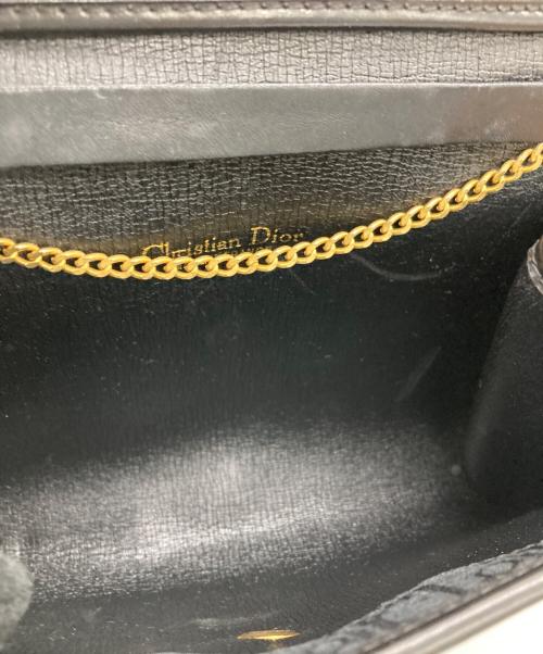 Christian Dior（クリスチャン ディオール）Christian Dior (クリスチャン ディオール) チェーンショルダーバッグ ブラックの古着・服飾アイテム