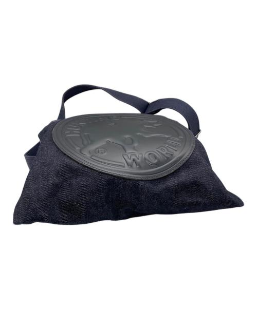 HUNTING WORLD（ハンティングワールド）HUNTING WORLD (ハンティングワールド) デニムショルダーバッグ インディゴの古着・服飾アイテム