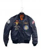 AVIREXアヴィレックス）の古着「L-2 5th AIR FORCE」｜ネイビー