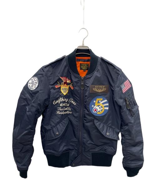 AVIREX（アヴィレックス）AVIREX (アヴィレックス) L-2 5th AIR FORCE ネイビー サイズ:Lの古着・服飾アイテム
