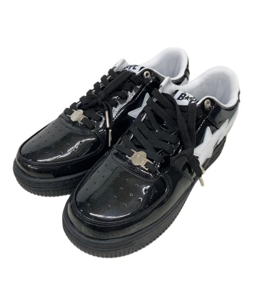 A BATHING APE（ア ベイシング エイプ）A BATHING APE (ア ベイシング エイプ) スニーカー ブラック サイズ:28cmの古着・服飾アイテム