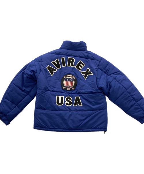 AVIREX（アヴィレックス）AVIREX (アヴィレックス) 中綿ジャケット ブルー サイズ:Ｍ 未使用品の古着・服飾アイテム