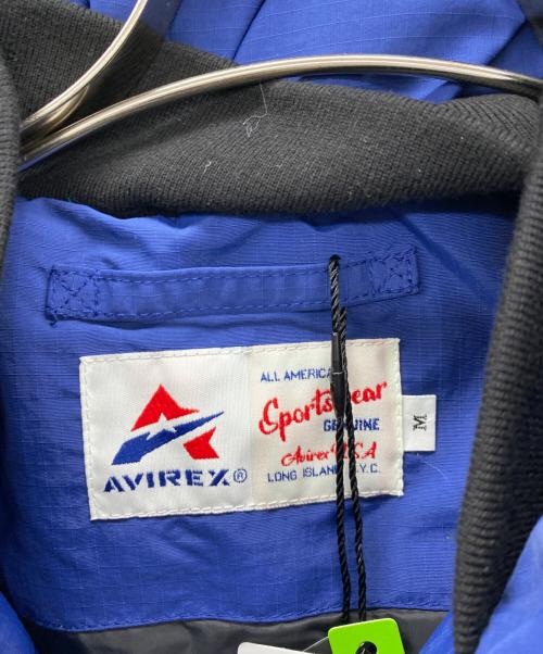 AVIREX（アヴィレックス）AVIREX (アヴィレックス) 中綿ジャケット ブルー サイズ:Ｍ 未使用品の古着・服飾アイテム