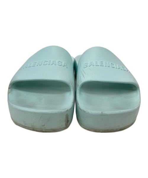 BALENCIAGA（バレンシアガ）BALENCIAGA (バレンシアガ) CHUNKY SLIDE ブルー サイズ:26.5cmの古着・服飾アイテム