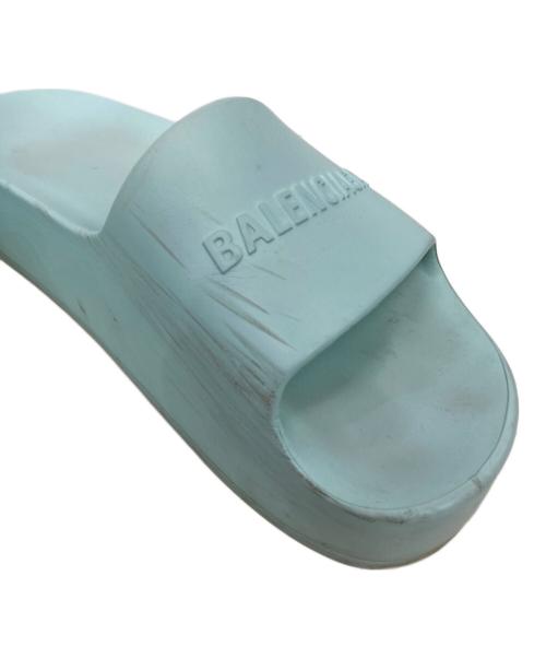 BALENCIAGA（バレンシアガ）BALENCIAGA (バレンシアガ) CHUNKY SLIDE ブルー サイズ:26.5cmの古着・服飾アイテム