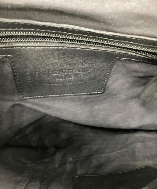 FALORNI（ファロルニ）FALORNI (ファロルニ) 編み込みレザーリュック ブラックの古着・服飾アイテム