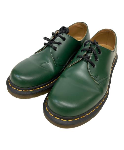 Dr.Martens（ドクターマーチン）Dr.Martens (ドクターマーチン) 3ホールシューズ グリーン サイズ:27cmの古着・服飾アイテム