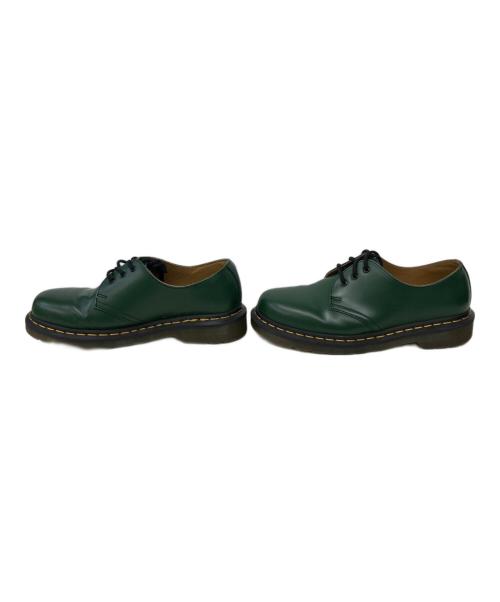 Dr.Martens（ドクターマーチン）Dr.Martens (ドクターマーチン) 3ホールシューズ グリーン サイズ:27cmの古着・服飾アイテム