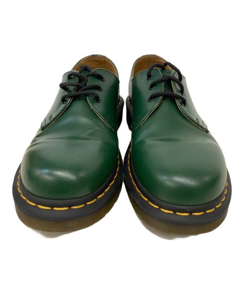Dr.Martens（ドクターマーチン）Dr.Martens (ドクターマーチン) 3ホールシューズ グリーン サイズ:27cmの古着・服飾アイテム
