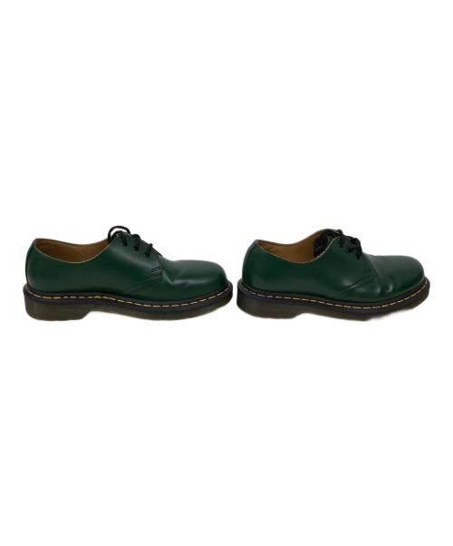 Dr.Martens（ドクターマーチン）Dr.Martens (ドクターマーチン) 3ホールシューズ グリーン サイズ:27cmの古着・服飾アイテム