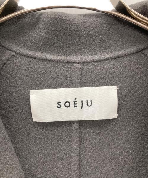 SOEJU（ソージュ）SOEJU (ソージュ) ウールコート グレー サイズ:Sの古着・服飾アイテム