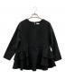 maison de Dolce.（メゾンドドルチェ）の古着「長袖ブラウス」｜ブラック