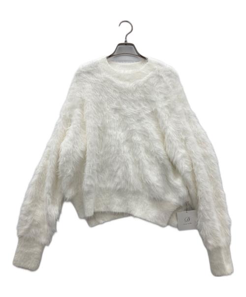 maison de Dolce.（メゾンドドルチェ）maison de Dolce. (メゾンドドルチェ) 厚手ニット ホワイト サイズ:FREE 未使用品の古着・服飾アイテム