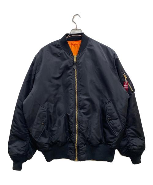 ALPHA（アルファ）ALPHA (アルファ) MA-1ジャケット ブラック サイズ:SIZE 2XLの古着・服飾アイテム