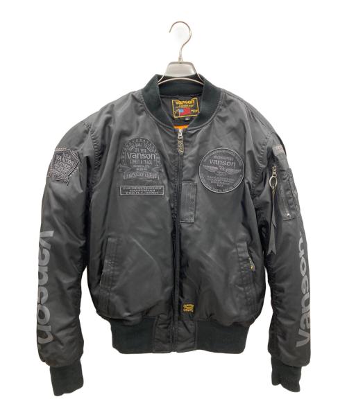VANSON（バンソン）VANSON (バンソン) バイカージャケット ブラック サイズ:XLの古着・服飾アイテム