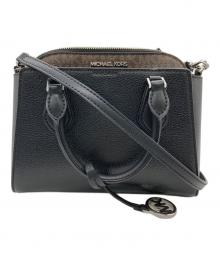 MICHAEL KORS（マイケル・コース）の古着「2WAYバッグ」｜ブラック×ブラウン