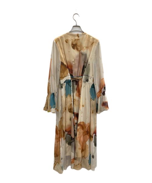 Ameri（アメリ）Ameri (アメリ) インクアートドレス ブラウン サイズ:Ｍの古着・服飾アイテム