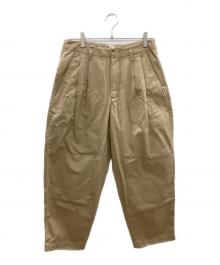 Traditional Weatherwear（トラディショナルウェザーウェア）の古着「ダブルタックパンツ」｜カーキ