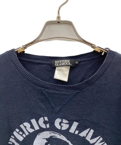 Hysteric Glamour（ヒステリックグラマー）Hysteric Glamour (ヒステリックグラマー) 長袖カットソー ネイビー サイズ:Mの古着・服飾アイテム