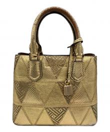 MICHAEL KORS（マイケルコース）の古着「ハンドバッグ」｜ゴールド