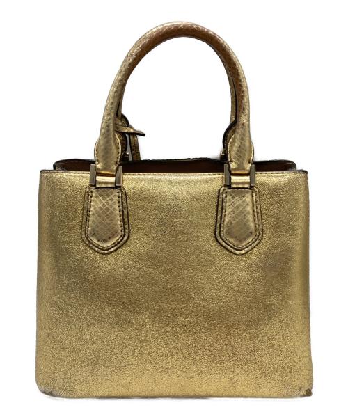 MICHAEL KORS（マイケルコース）MICHAEL KORS (マイケルコース) ハンドバッグ ゴールドの古着・服飾アイテム