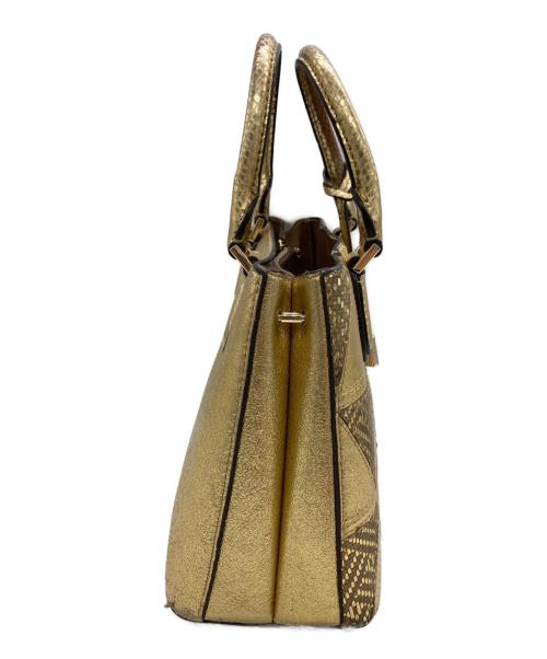 MICHAEL KORS（マイケルコース）MICHAEL KORS (マイケルコース) ハンドバッグ ゴールドの古着・服飾アイテム
