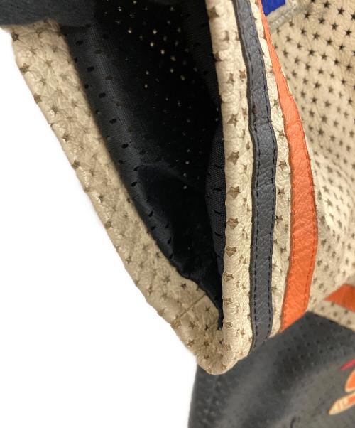 YELLOW CORN（イエローコーン）YELLOW CORN (イエローコーン) レーシングジャケット ブラック×ベージュ サイズ:Lの古着・服飾アイテム