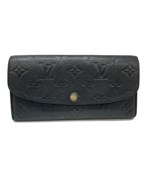 LOUIS VUITTON（ルイ ヴィトン）LOUIS VUITTON (ルイ ヴィトン) 長財布 ブラックの古着・服飾アイテム