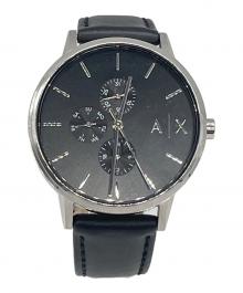 ARMANI EXCHANGE（アルマーニ エクスチェンジ）の古着「腕時計」｜ブラック