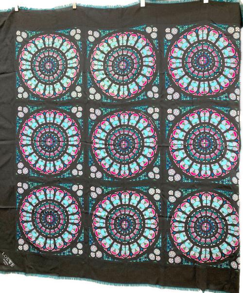 LOEWE（ロエベ）LOEWE (ロエベ) ストール ブラックの古着・服飾アイテム