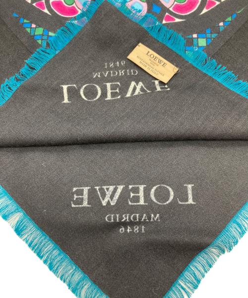 LOEWE（ロエベ）LOEWE (ロエベ) ストール ブラックの古着・服飾アイテム