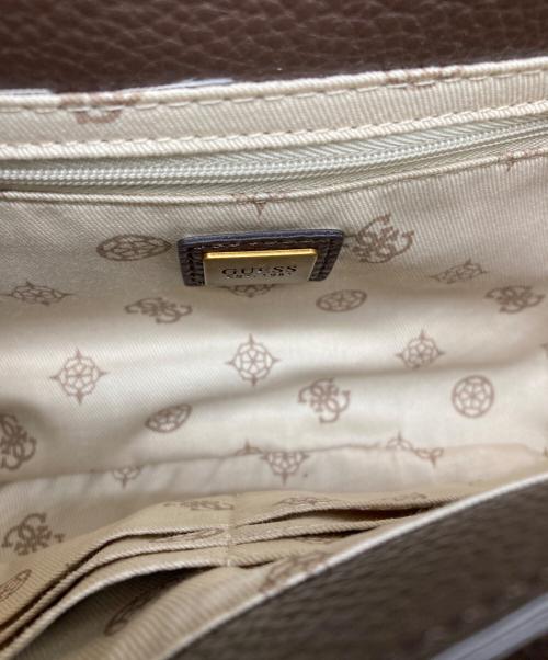 GUESS（ゲス）GUESS (ゲス) ショルダーバッグ ブラウンの古着・服飾アイテム
