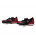 NEW BALANCE (ニューバランス) UNDEFEATED (アンディフィーテッド) stussy (ステューシー) スニーカー レッド×ブラック サイズ:27.5cm：10000円