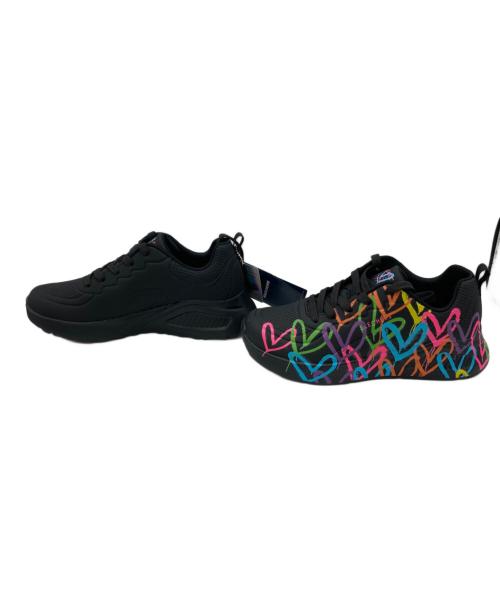 SKECHERS（スケッチャーズ）SKECHERS (スケッチャーズ) UNO LITE HEART OF HEARTS ブラック サイズ:23cm 未使用品の古着・服飾アイテム